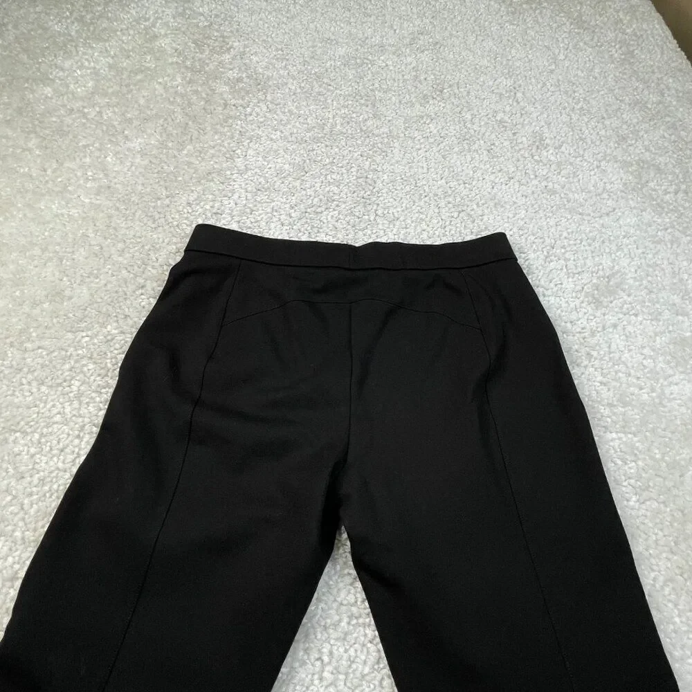 Tory Burch Stacey Ponte Crop Pants Black Womens Large